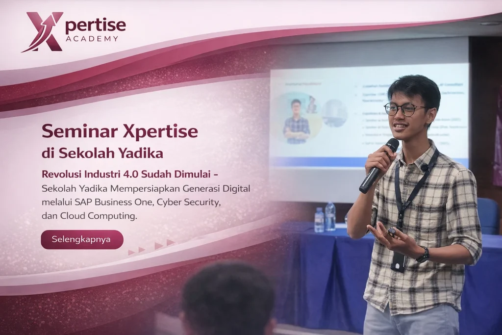 Seminar xpertise academy di sekolah yadika